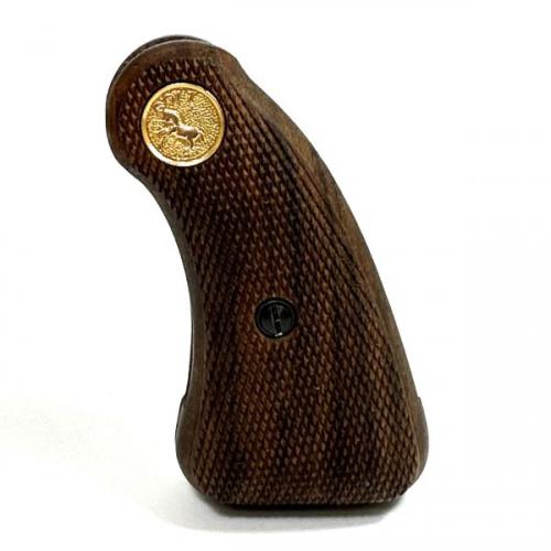 Colt Detective Special Walnut Grip Gold Medallion